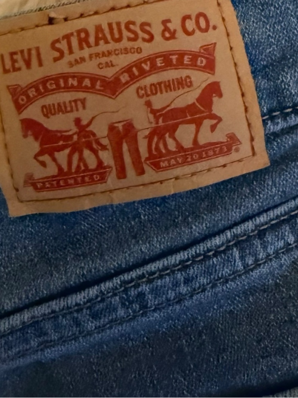 Levi’s Classic Bootcut Jeans Size 6 - Picture 4 of 5